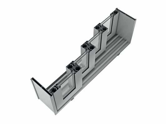 A40_Corrediza_4_Guias_corte_45º_(vista_exterior)